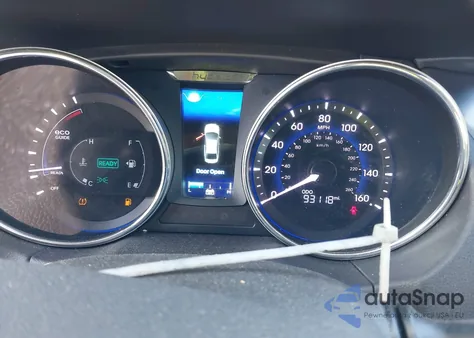 2013 Hyundai Sonata Hybrid Limited z USA, uszkodzony, nr VIN KMHEC4A42DA092228